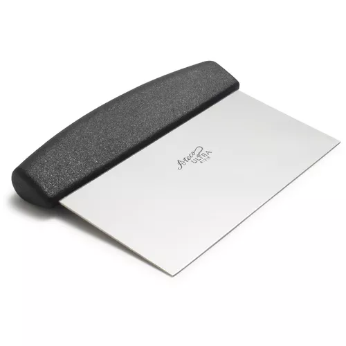 Ateco Stainless Steel Bench Dough Scraper with Black Handle Ateco Stainless Steel Bench Dough Scraper with Black Handle