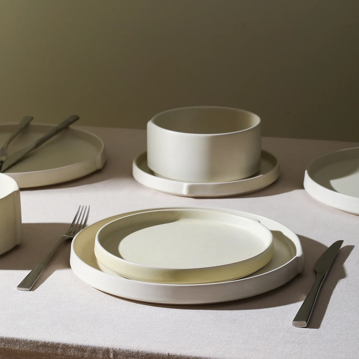 Stone Lain Bao Stoneware 12-Piece Dinnerware Set