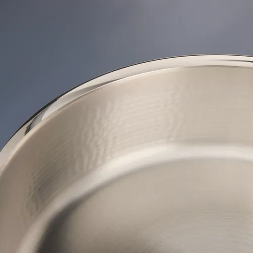 Ruffoni Opus Prima Hammered Stainless Steel Braiser