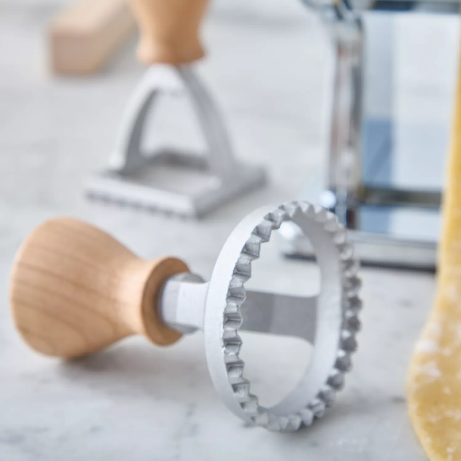 Marcato Atlas 150 Classic Pasta Maker with 2 Ravioli Stamps | Sur La Table