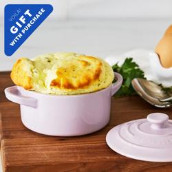 Soufflé Two Ways + Le Creuset Shallot Mini Cocotte, Set of 2