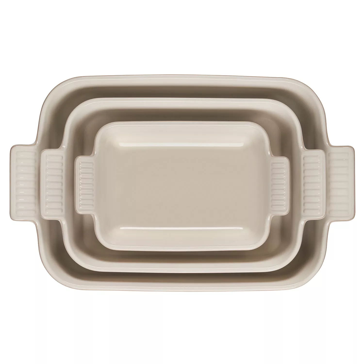 Le Creuset Heritage Stoneware Rectangular Bakers, Set of 3