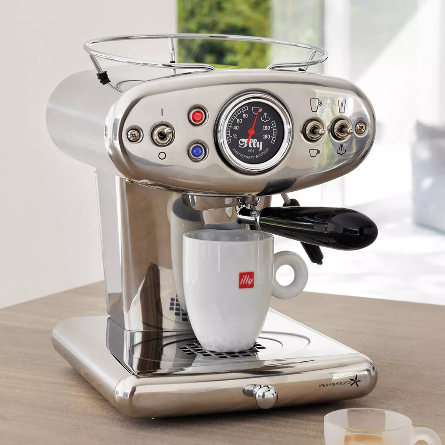 Illy X1 Anniversary E.S.E & Ground Espresso Machine - Grey