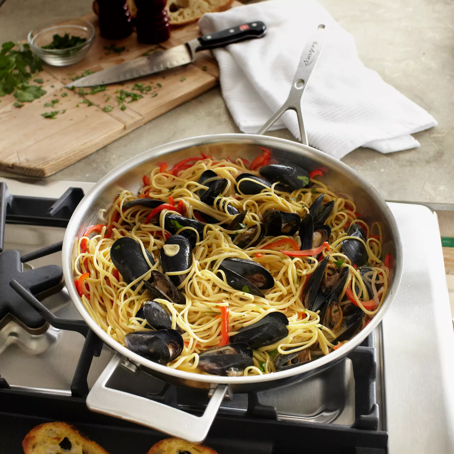 Demeyere Industry5 Stainless Steel Skillets