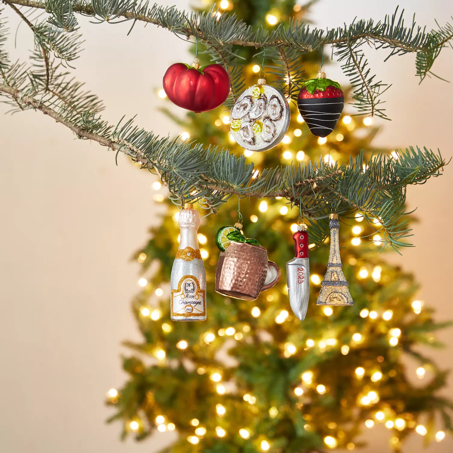 Sur La Table Moscow Mule Glass Ornament