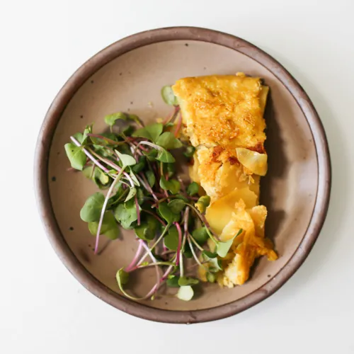 Tortilla Española with Market Greens