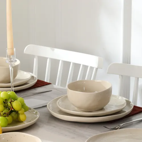Stone Lain Mirella Stoneware 12-Piece Dinnerware Set