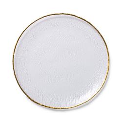 Sur La Table Gold Rim Glass Charger, 13" I was disappointed to learn that the extra charger I needed and ordered, was no longeravailable 