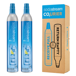 SodaStream Blue CO2 Cylinder, Set of 2