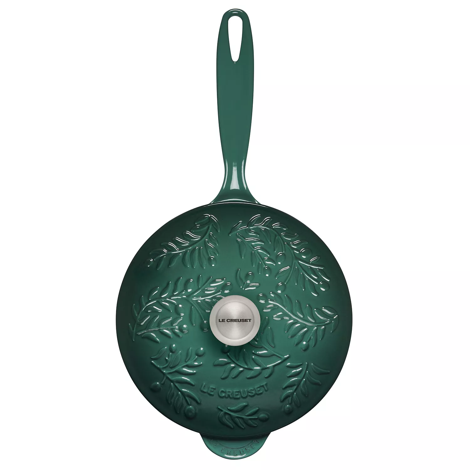 Le Creuset Enameled Cast Iron Olive Branch Saucier, 2.25 Qt