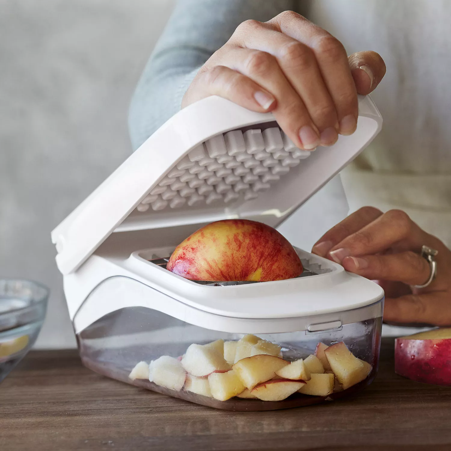 OXO Good Grips Vegetable Chopper with Easy-Pour Opening