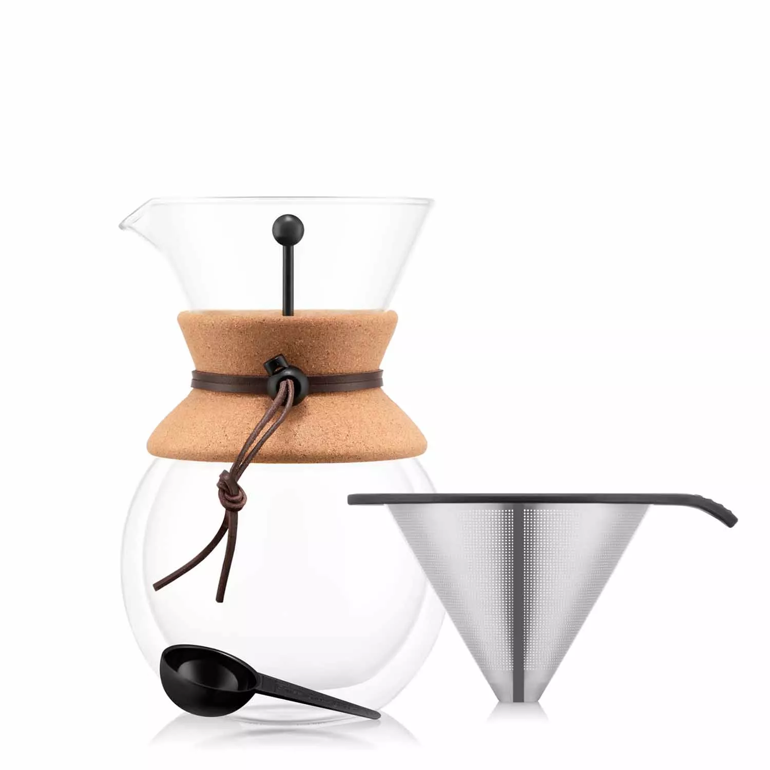 Bodum Pour Over Double Wall Coffee Maker - Cork