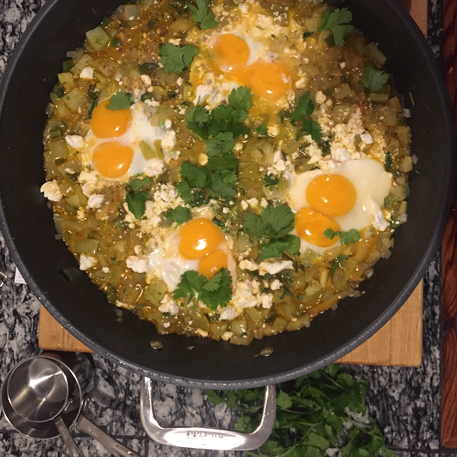 Green Tomato Shakshuka