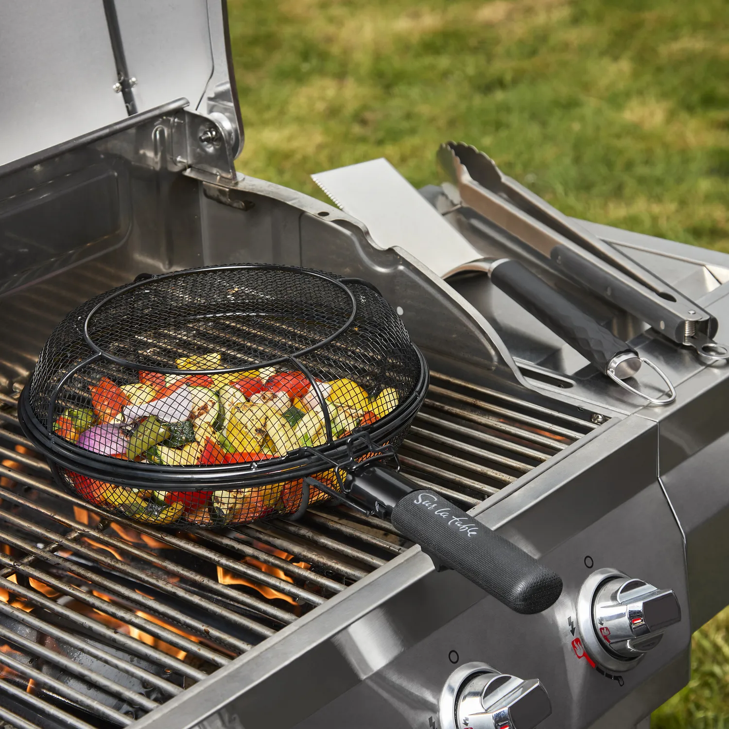 Sur La Table 3-in-1 Nonstick Grill Basket