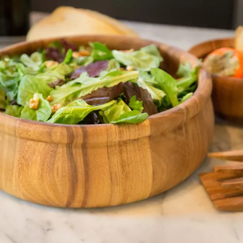 Fox Run Acacia Salad Bowl, 12"