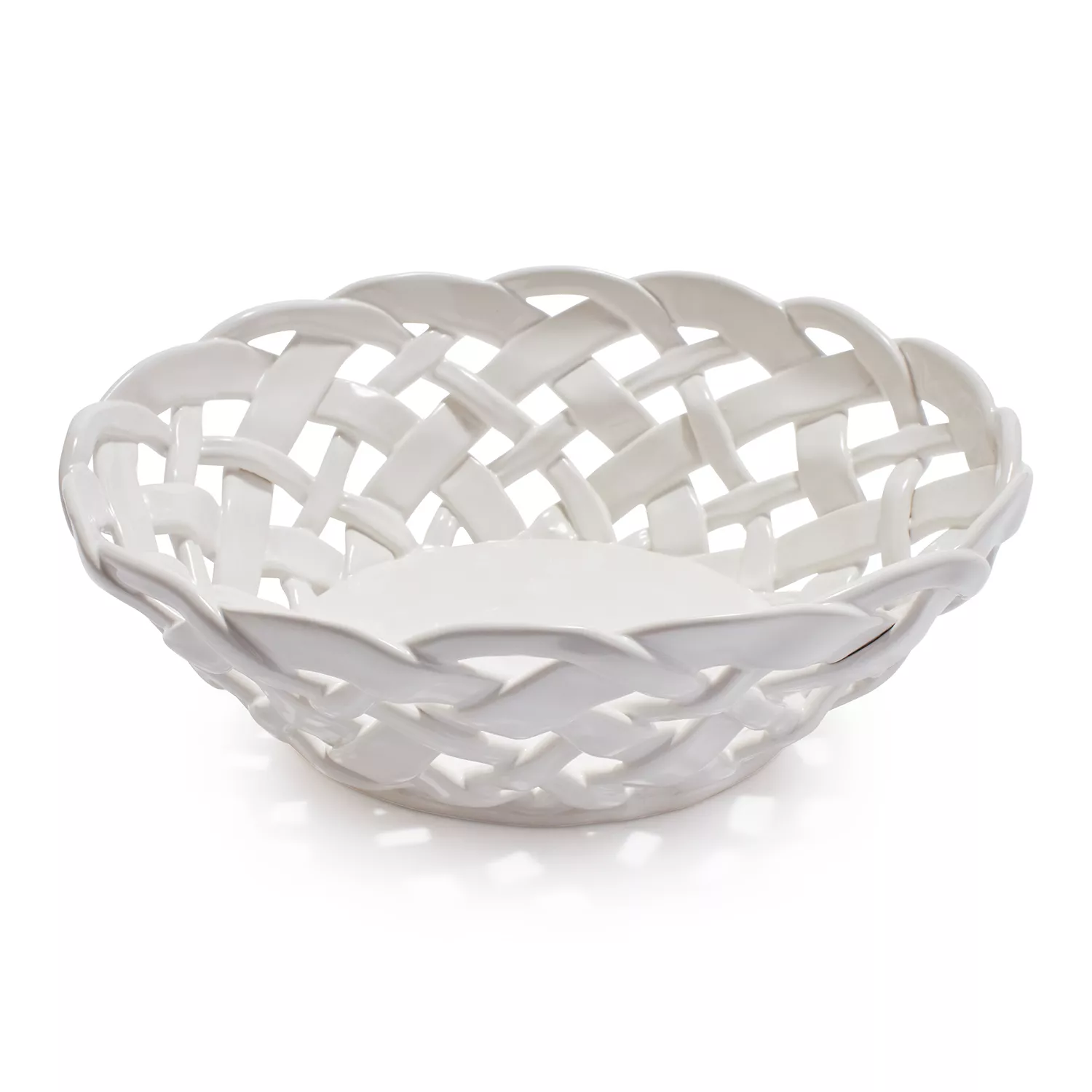 Sur La Table Round Ceramic Basket