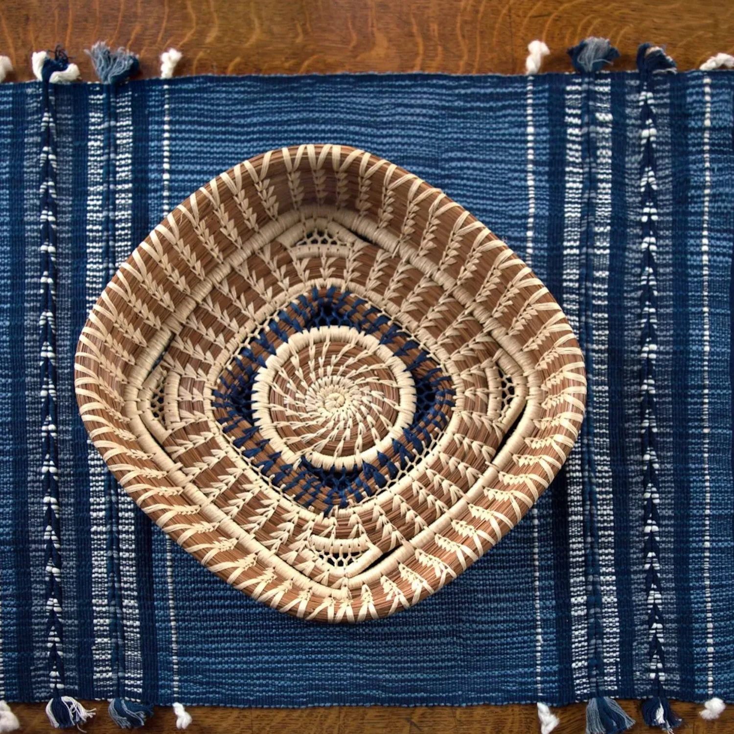 Mayan Hands Handwoven Runner