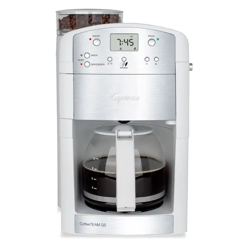 Capresso CoffeeTEAM GS Coffee Maker with Burr Grinder
