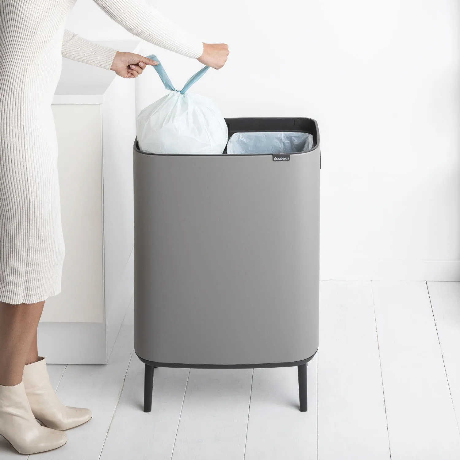 Brabantia Bo Touch Top Hi Can, 2 x 30 L