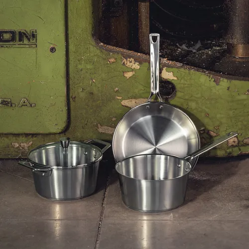 Cristel 1826 Stainless Steel 5-Piece Cookware Set