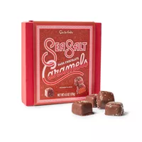 Sur La Table Sea Salt Dark Chocolate Caramels, 9 pieces