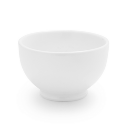 Sur La Table Porcelain Dip Bowl Small but very easily fits ample dessert portions, and doubles for dipping