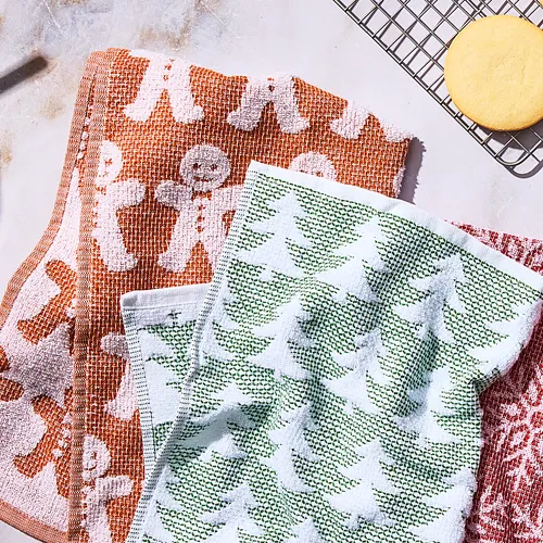 Sur la table Gingerbread Terry Towel, Set of 2