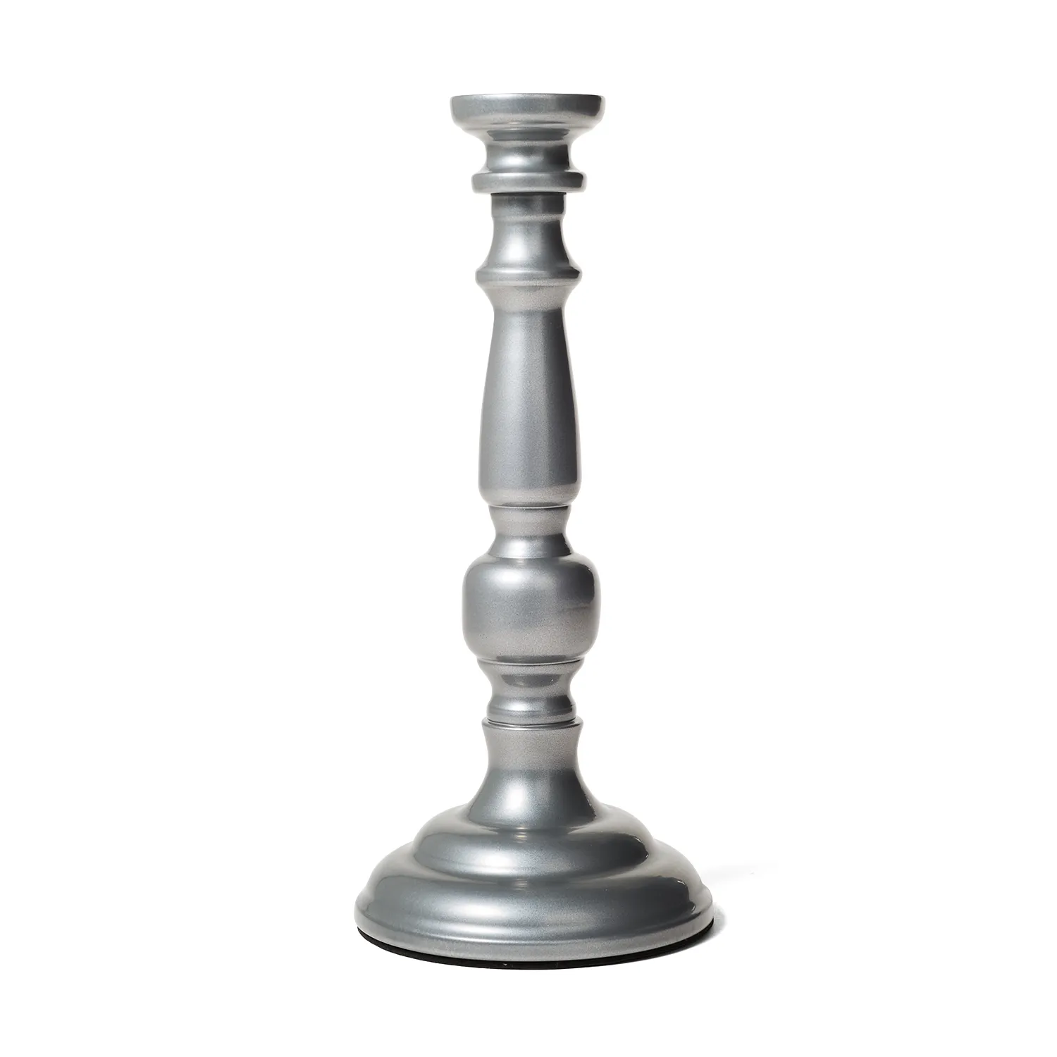 Sur la table Brushed Silver Taper Holder