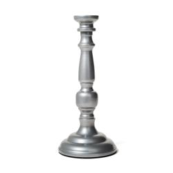 Sur la table Brushed Silver Taper Holder