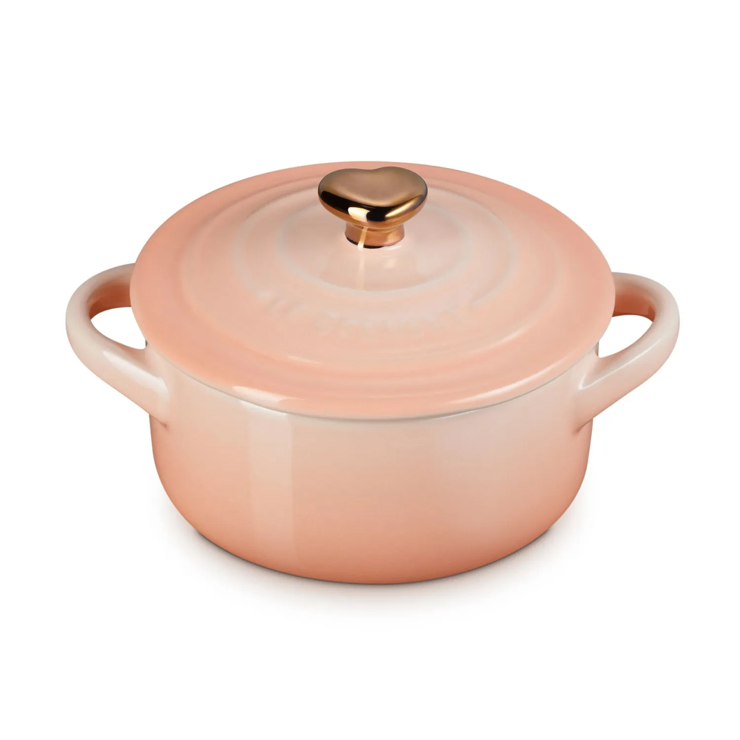 Le Creuset Petite Cocotte with Gold Heart Knob, 8 oz.