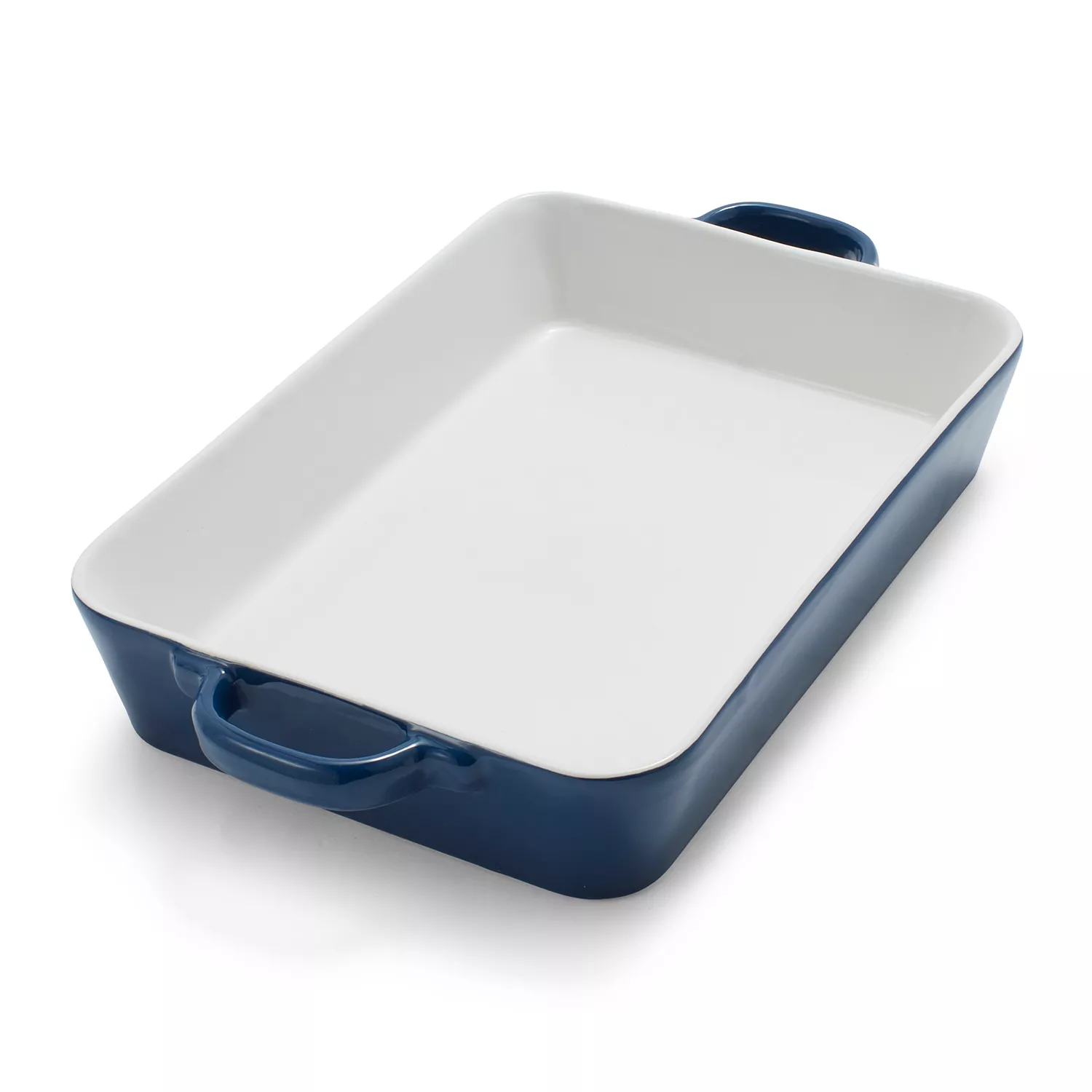 Sur La Table Rectangular Stoneware Casserole with Lid, 4 qt.