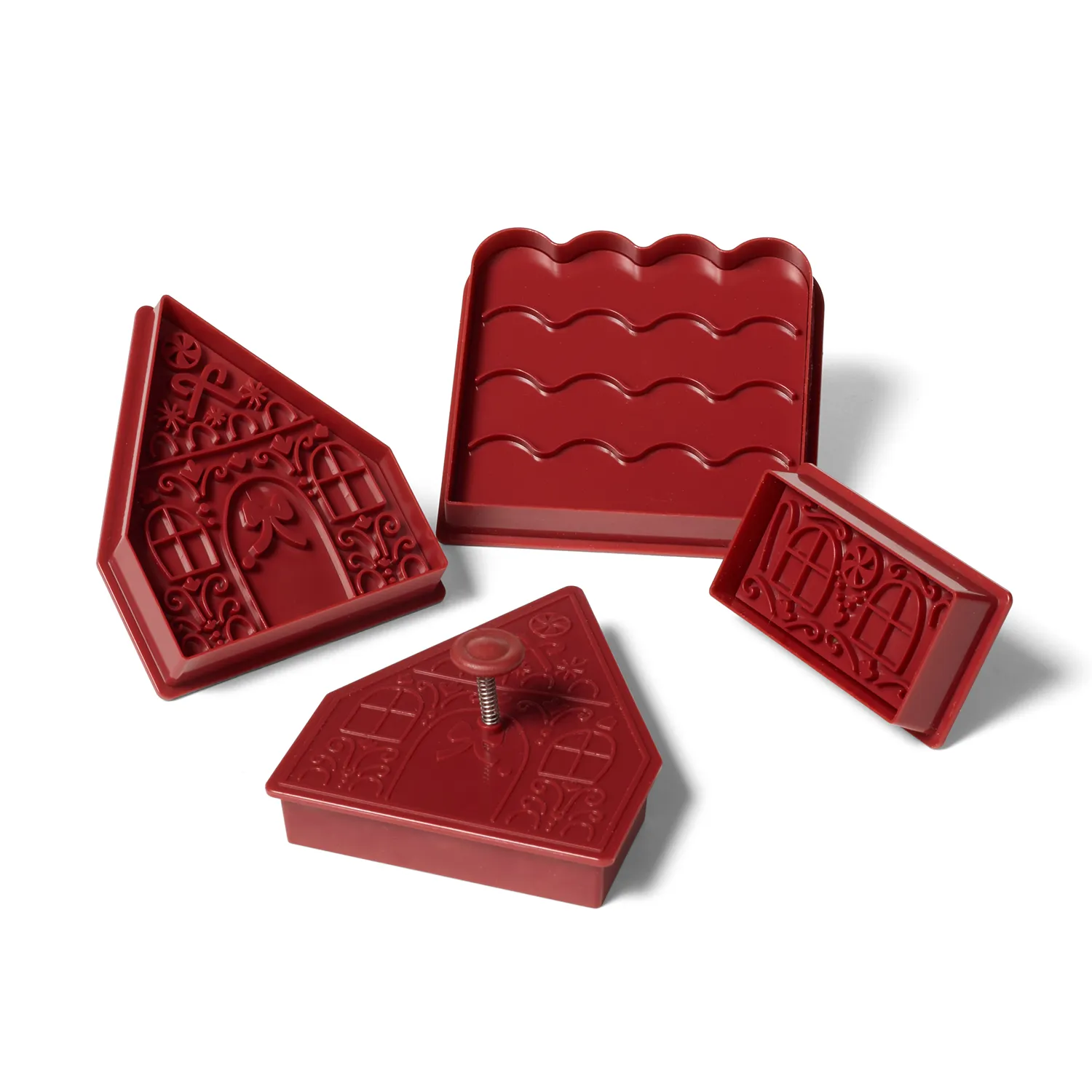 Sur la table Gingerbread House Impressions, Set of 4