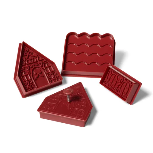 Sur la table Gingerbread House Impressions, Set of 4