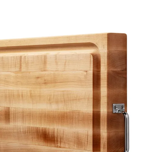 John Boos Maple Edge-Grain Reversible Cutting Board w/ Handles, 24&#34; x 18&#34;