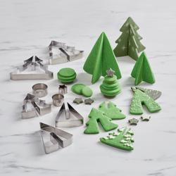 Sur La Table 3D Tree Farm Cookie Cutter Set Great cookie cutters