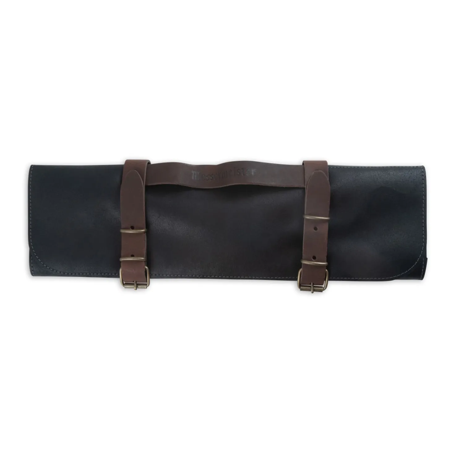 Messermeister 7-Pocket Vintage Leather Knife Roll