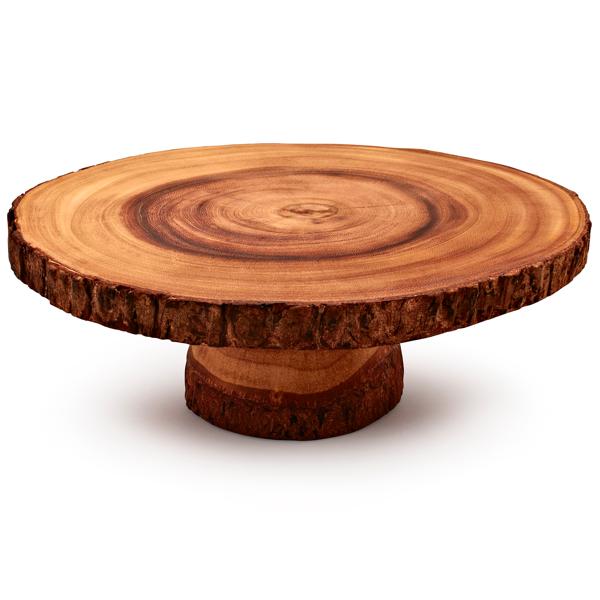 Wood Slice Cake Stand