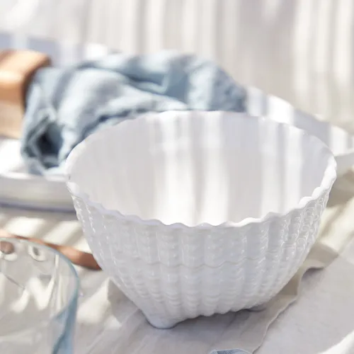 Costa Nova Aparte Shell Footed Bowls, Set of 6