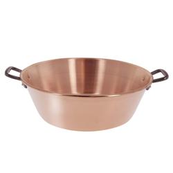 de Buyer Inocuivre Tradition Copper Jam Pan, 12.7 Qt.