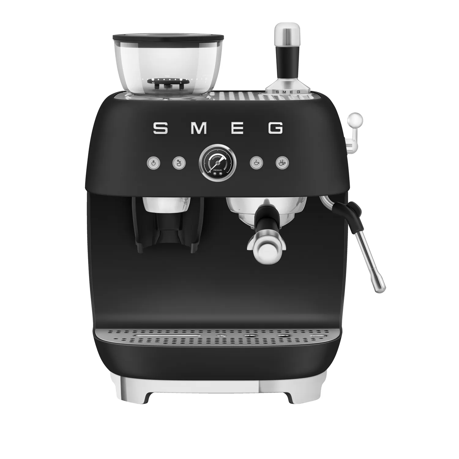 Smeg 50s Retro Style Aesthetic Espresso Machine with Grinder
