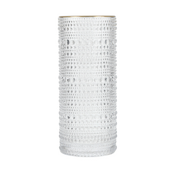 Fortessa Jupiter Collins Highball Glasses, Set of 6 Even the bottom is textured, which helps prevent sticking to what