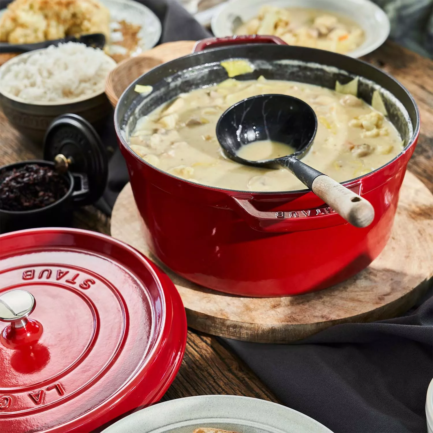 Staub Round Dutch Oven, 7 qt.