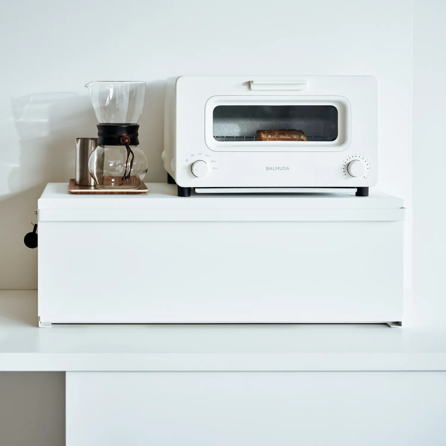 Yamazaki Tower Wide Steel Bread Box