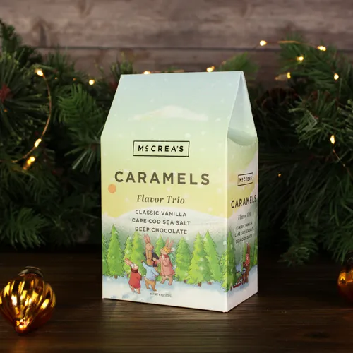 McCrea’s Candies Holiday Caramel Gable Box, Set of 2