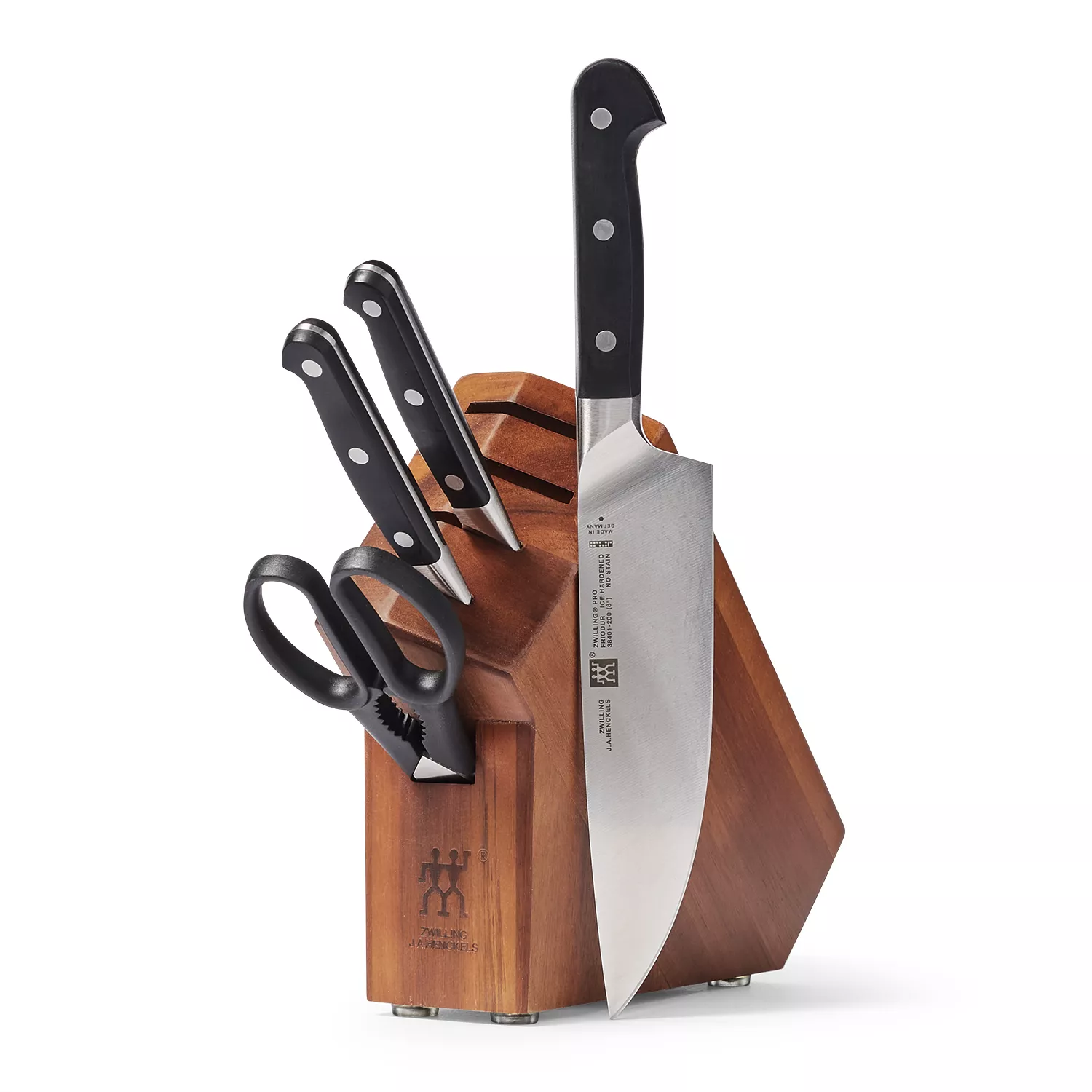 Zwilling Pro 10-Piece Knife Block Set with In-Drawer Knife Tray