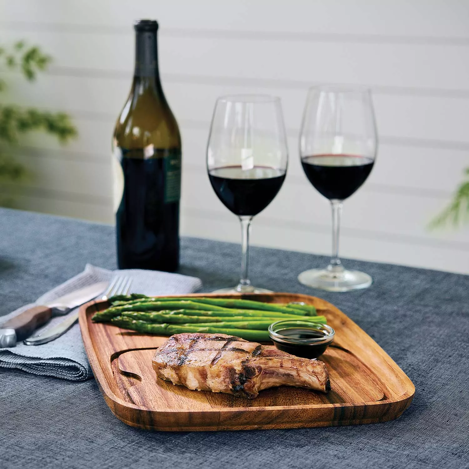 Fox Run Acacia Steak Platter