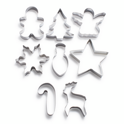 Christmas Cookie Cutters, Set of 8