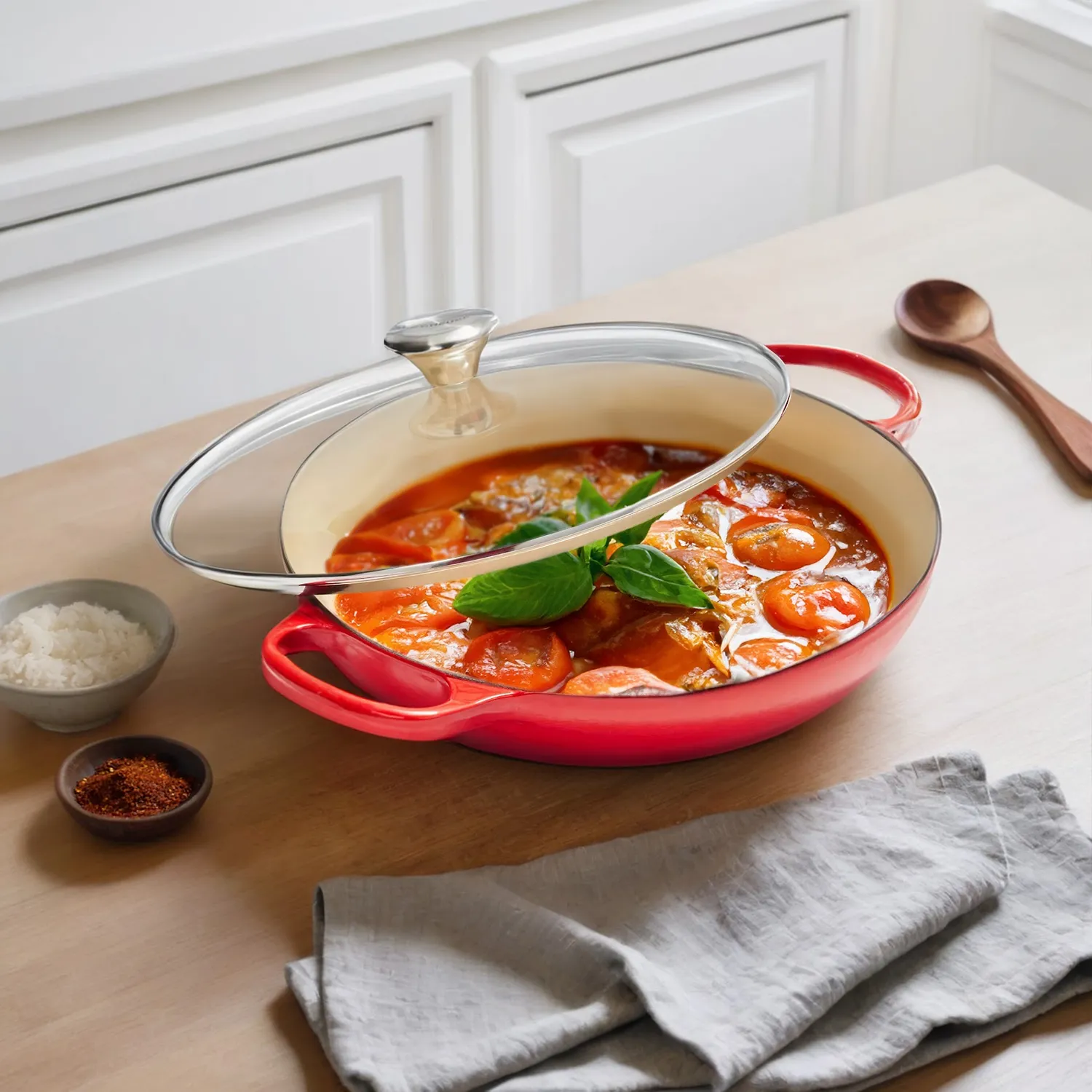 Le Creuset Buffet Casserole with Glass Lid, 3.5 qt.