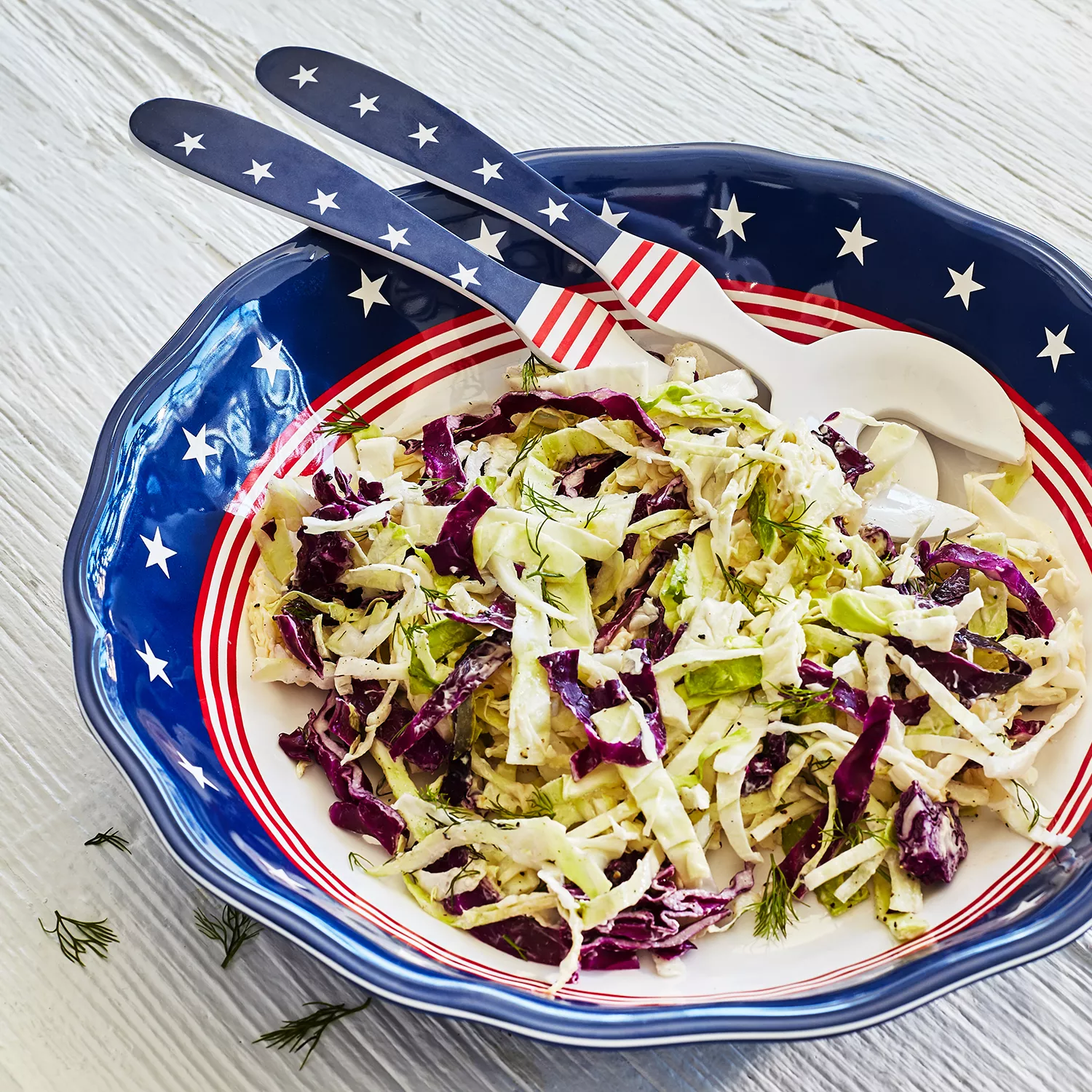 Sur La Table Stars & Stripes Melamine Serving Bowl