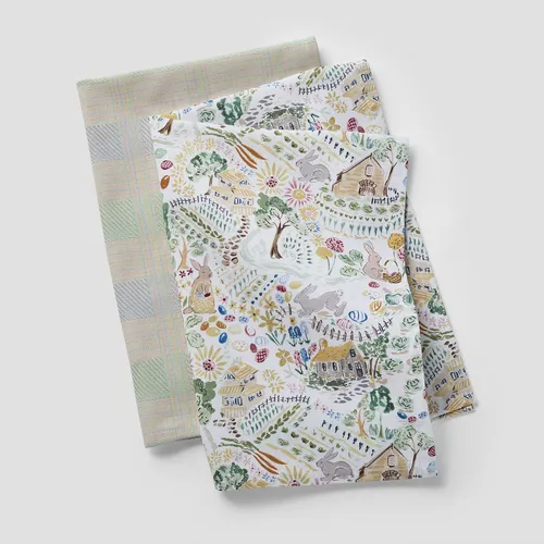 Sur La Table Easter Assorted Towels, Set of 2